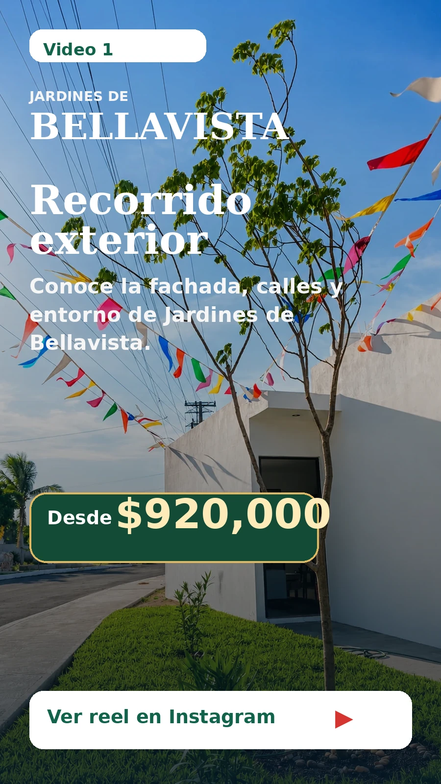 Portada del video Recorrido exterior de Jardines de Bellavista
